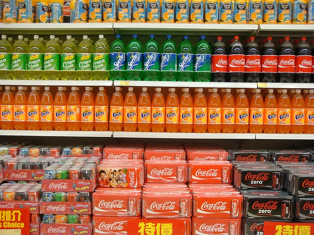 juices and carbonated drinks
